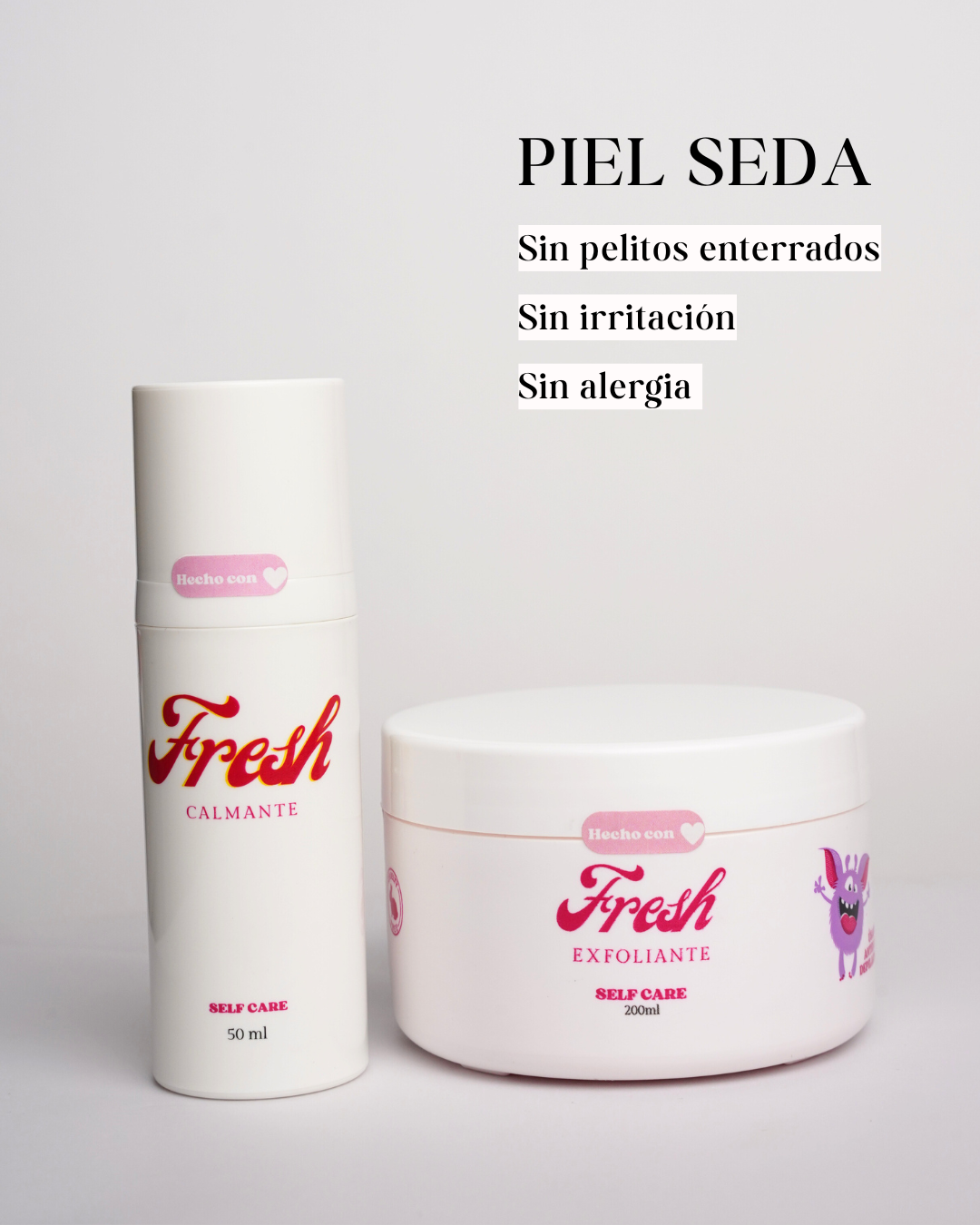Exfoliante y Calmante KIT PIEL DE SEDA