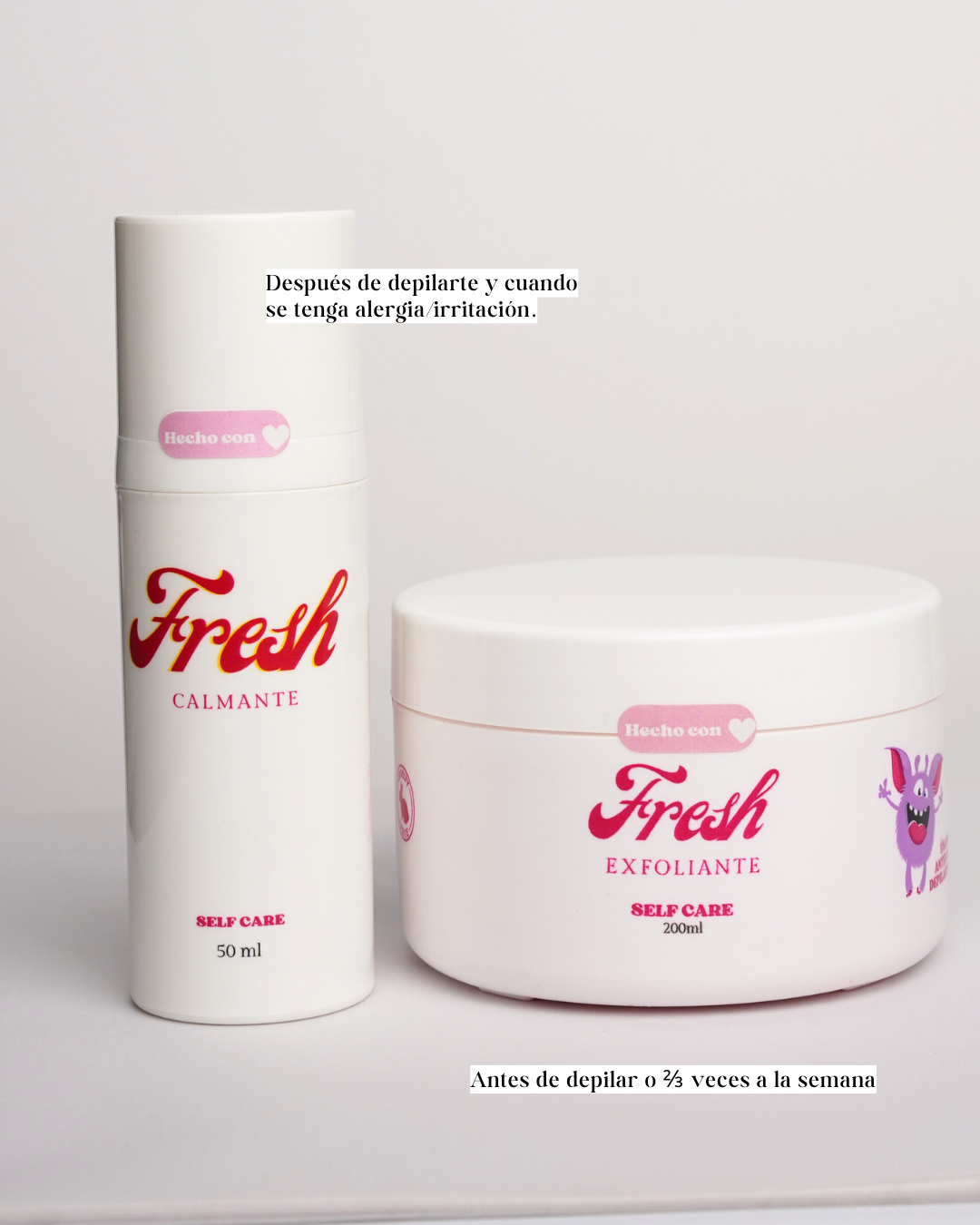 Exfoliante y Calmante KIT PIEL DE SEDA